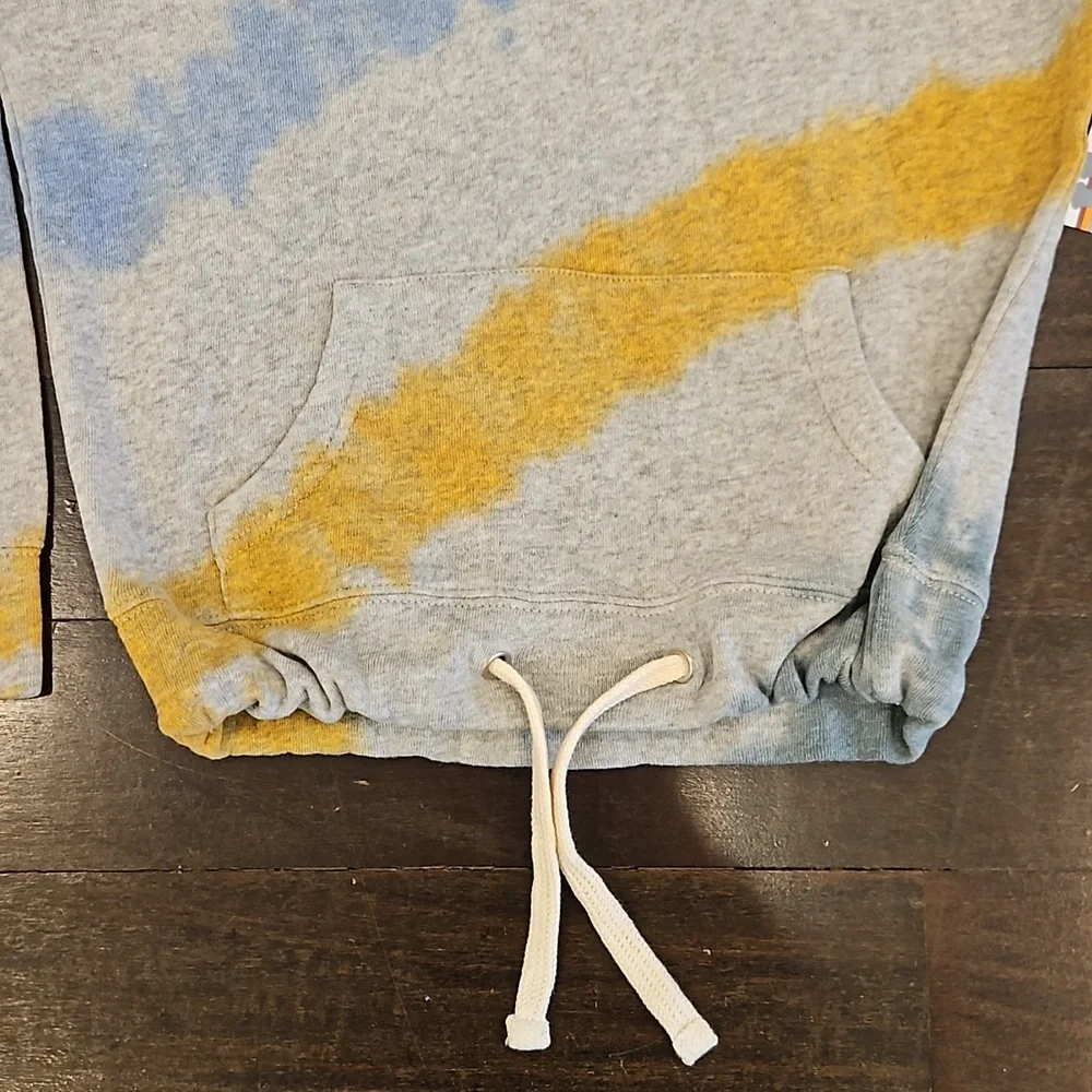 NWT GIRL'S VINTAGE HAVANA TIE DYE PULLOVER SWEATSHIRT HOODIE Sz M/10-12 $45